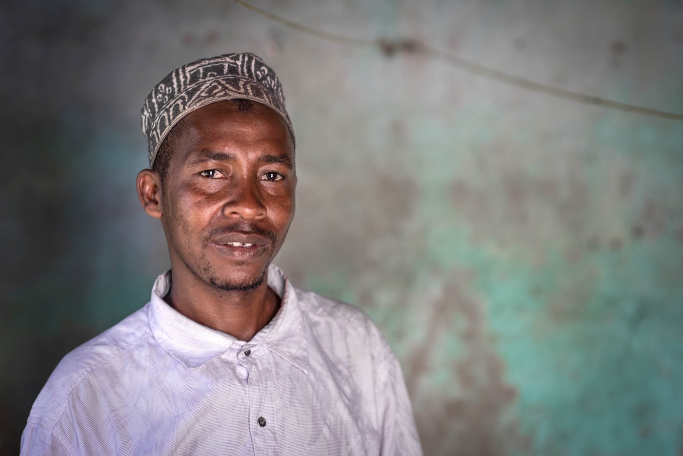Hassan, recovering TB patient in Tanzania