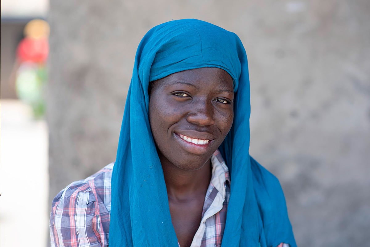 Esther, recovering TB patient in Tanzania