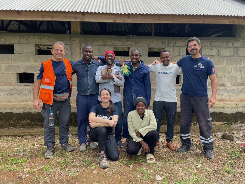 GEA and APOPO at Search and Rescue training site in Tanzania