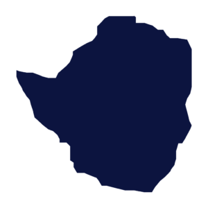 Country map of Zimbabwe