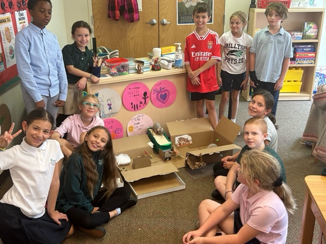 Children at Hilltop Country Day School enjoying fundraising for APOPO's HeroRATs