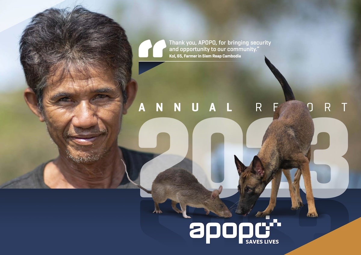 APOPO Annual Report 2023 cover image