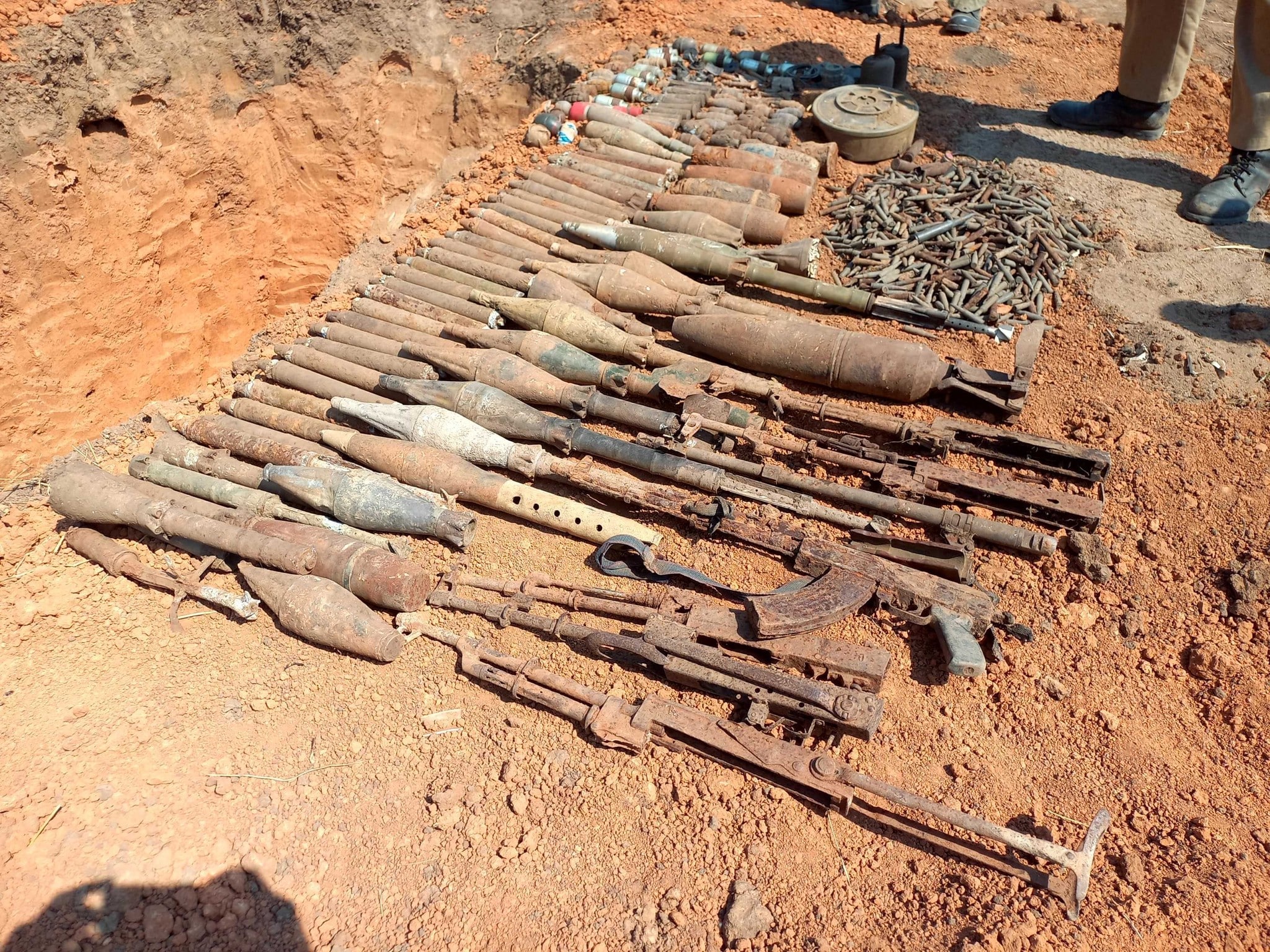 APOPO Angola Minefield handover, items foudn