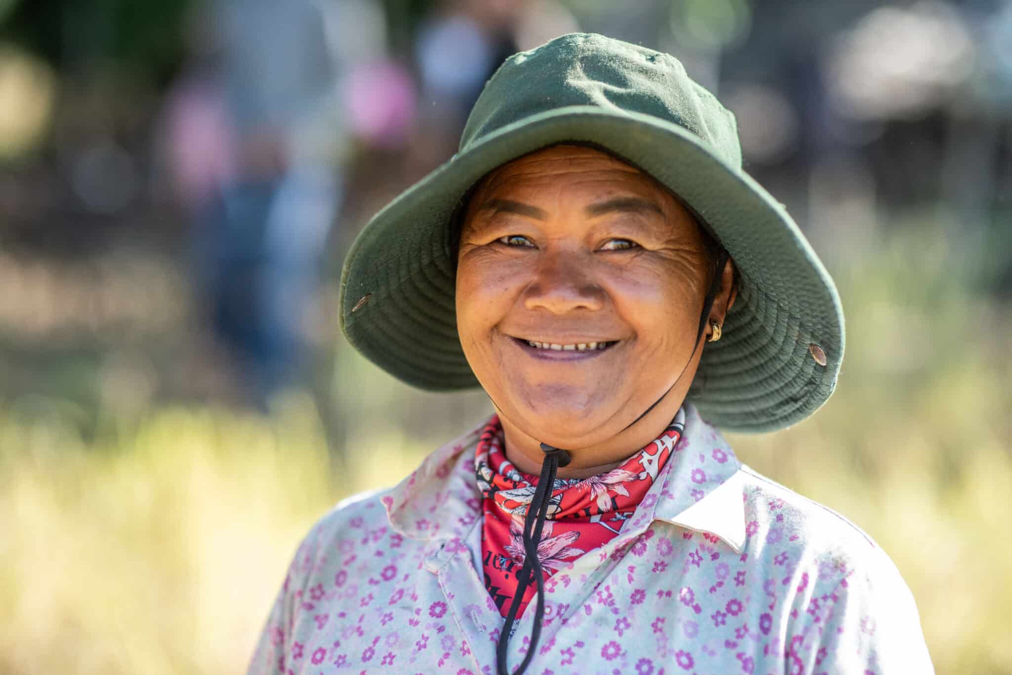 Minefields to Rice fields project beneficiary Salem