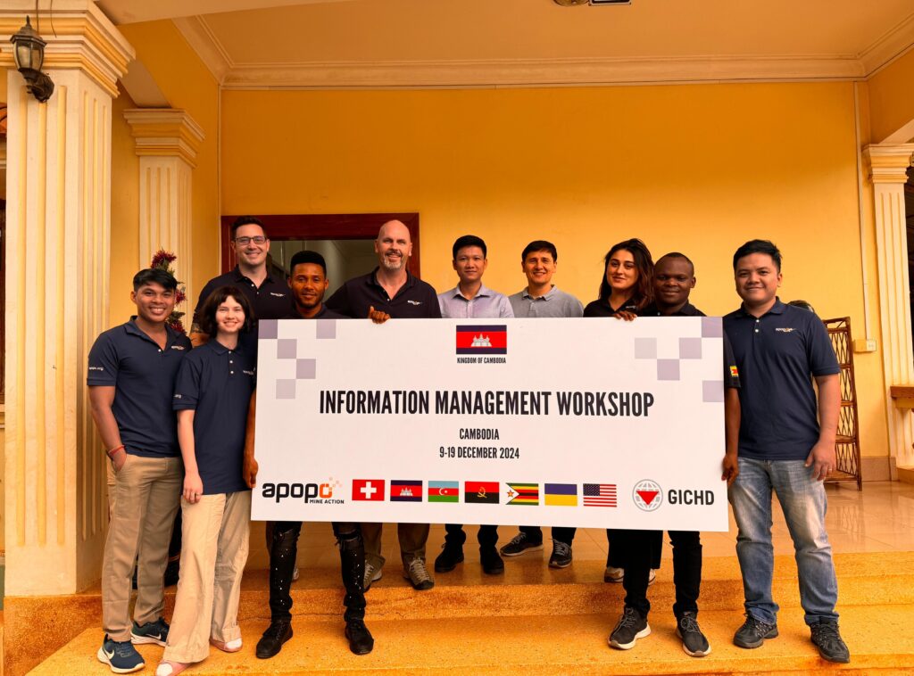 APOPO holds Information Management in Mine Action Workshop in Cambodia Dec 2024