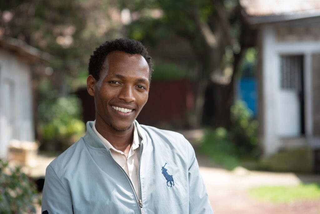 Desalegn, a beneficiary whose TB was found by APOPO's HeroRATs.