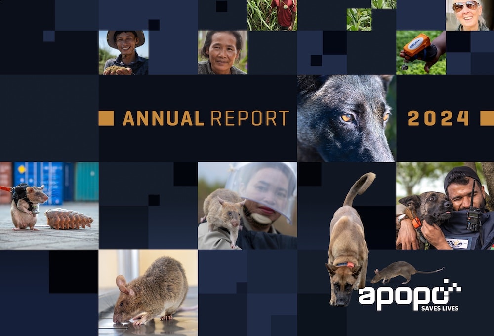 2024 APOPO Annual Report Cover