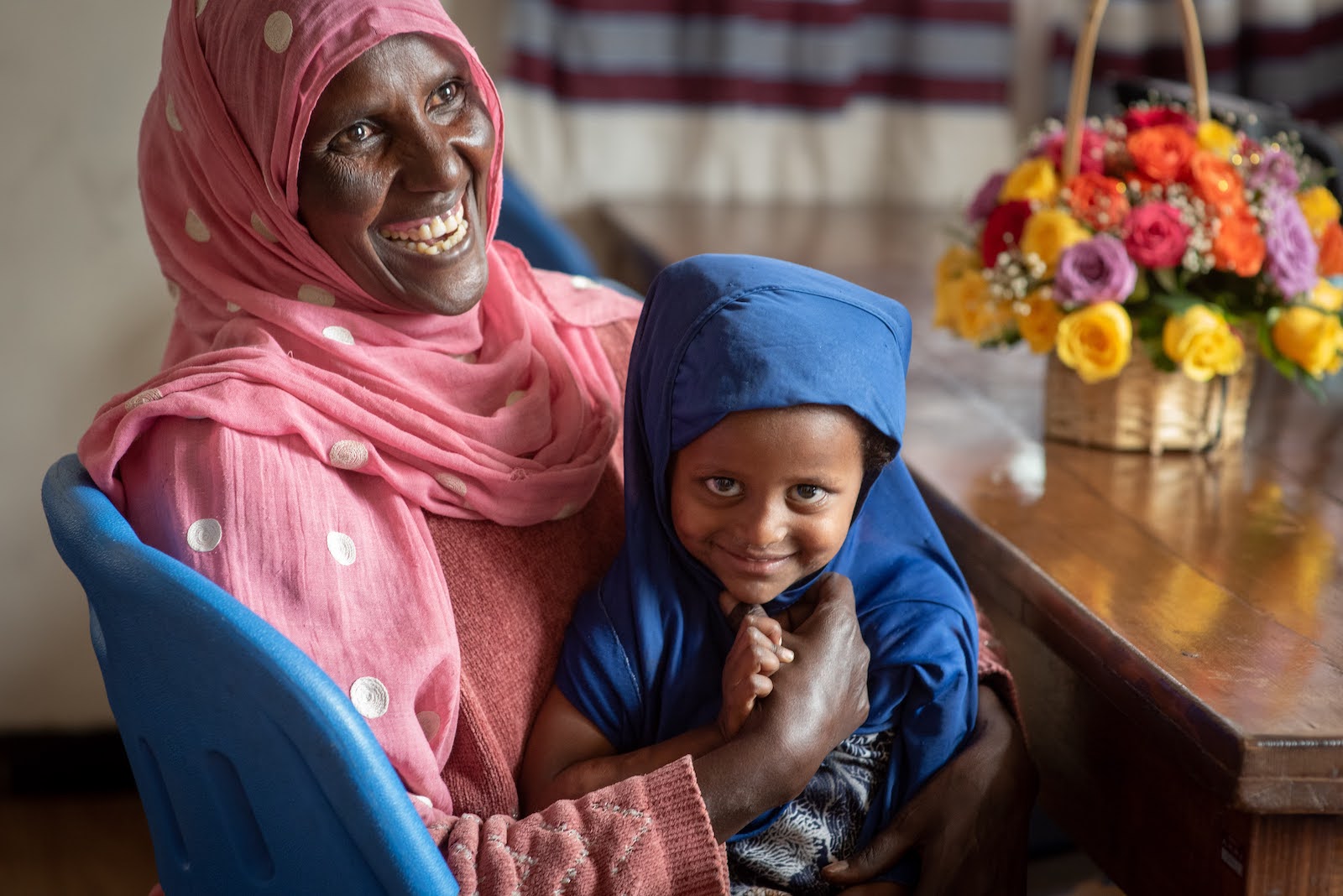 APOPO Ethiopia, TB survivor Rahima and her daughter
