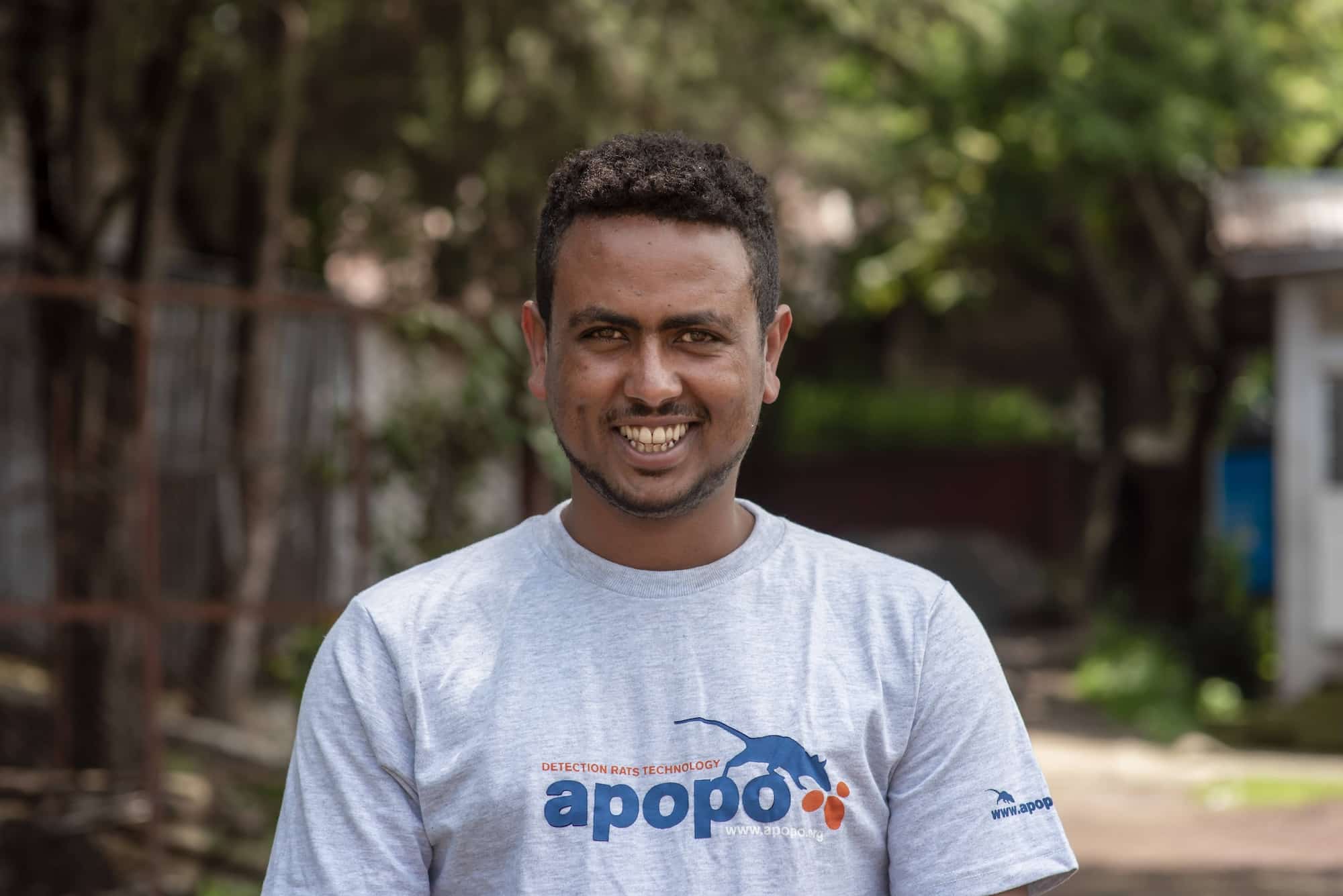APOPO TB Ethiopia, Motorbike courier Tamirat