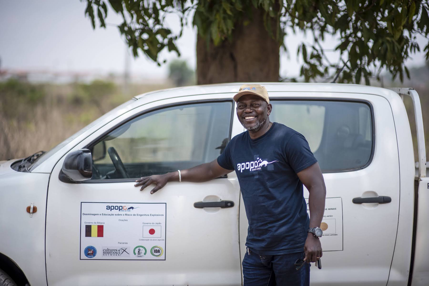 APOPO Program Manger for Mine Action Angola, Manuel João Agostinho