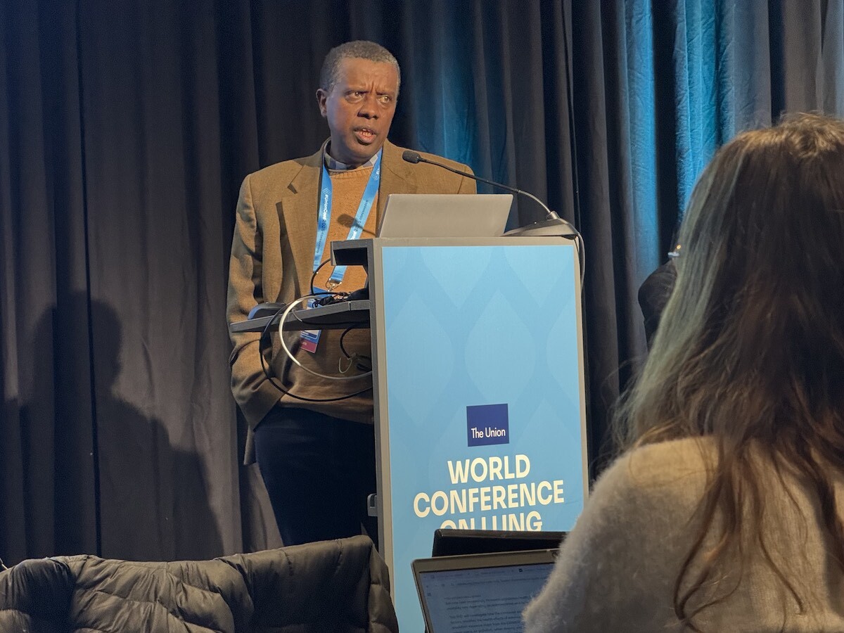 APOPO's Dr Negussie Beyene speaks at the Union Conference 2025