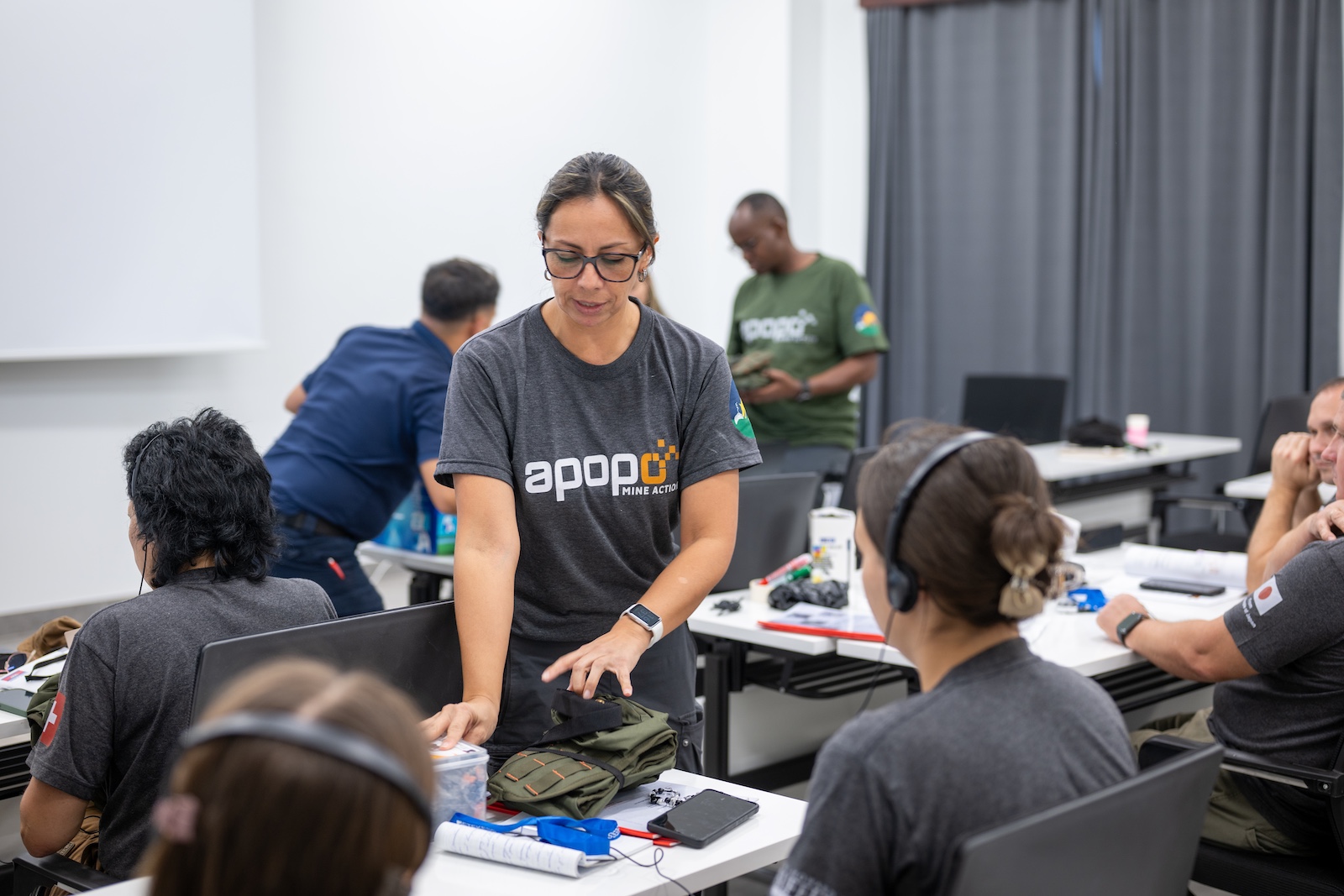 APOPO Winter training, Jenny Rodriguez