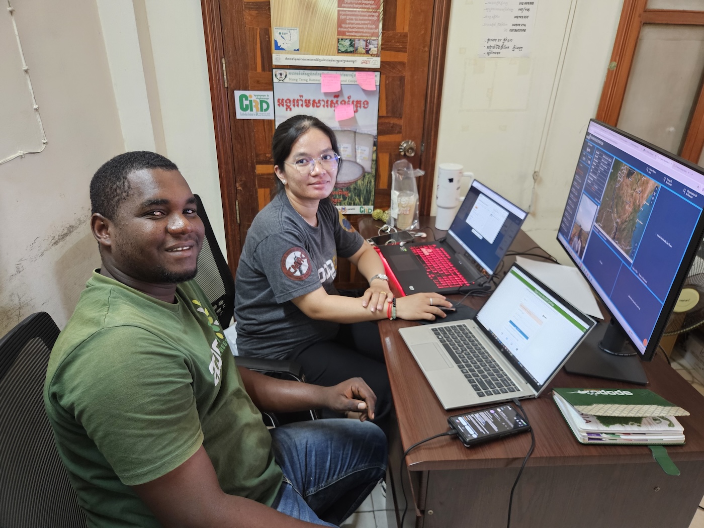 Monitoring is an important part of the APOPO Minefields to Rice fields project