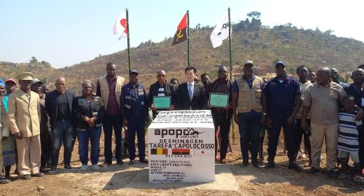 APOPO Angola, minefield handover