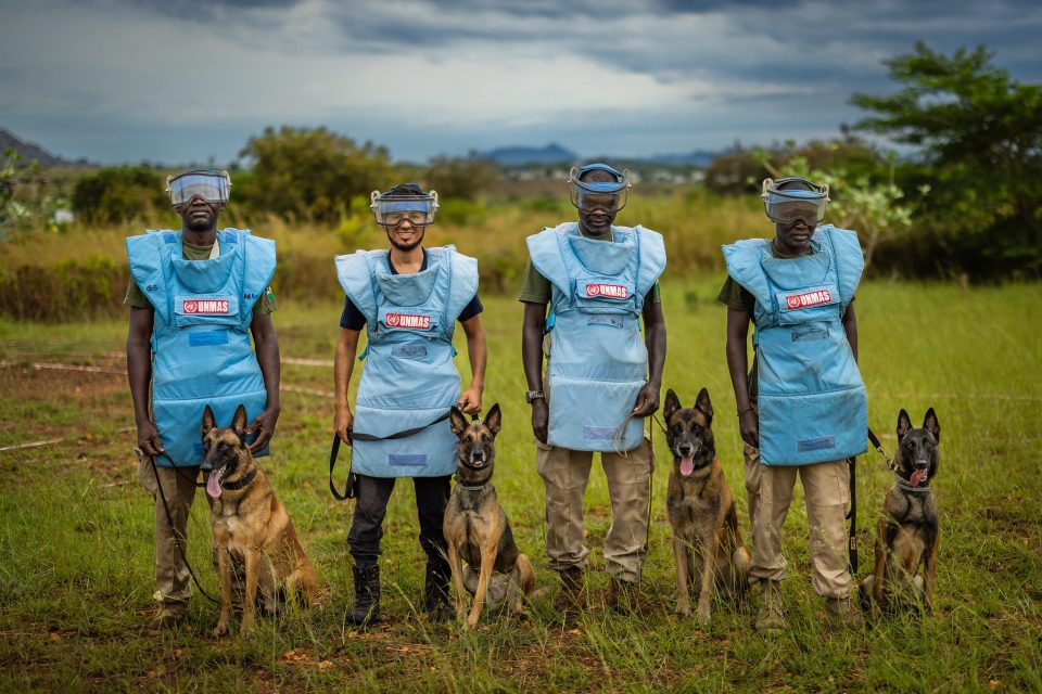 APOPO Dogs team South Sudan